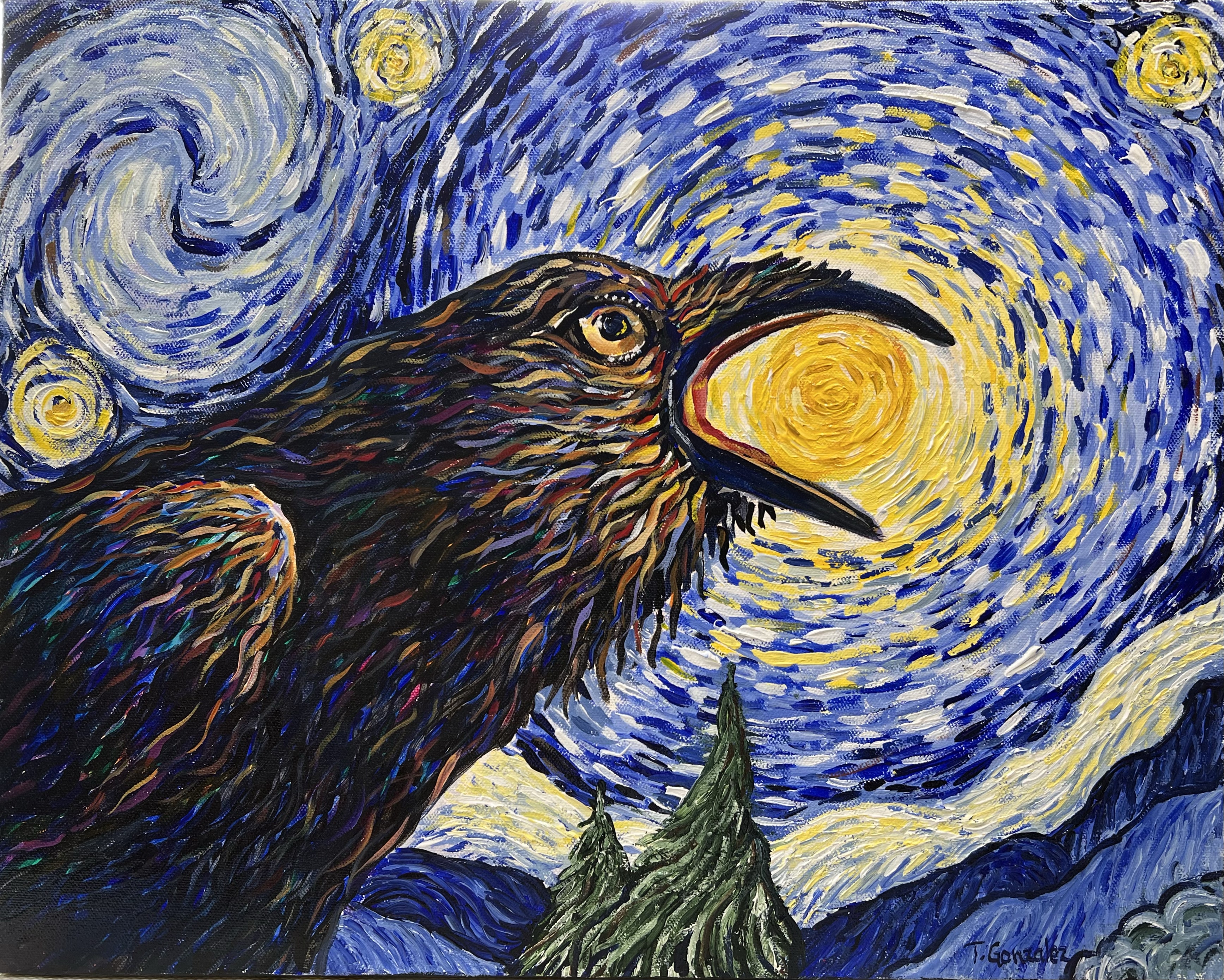 My favorite things (Van Gogh, Ravens, and Alaska Native Mythology